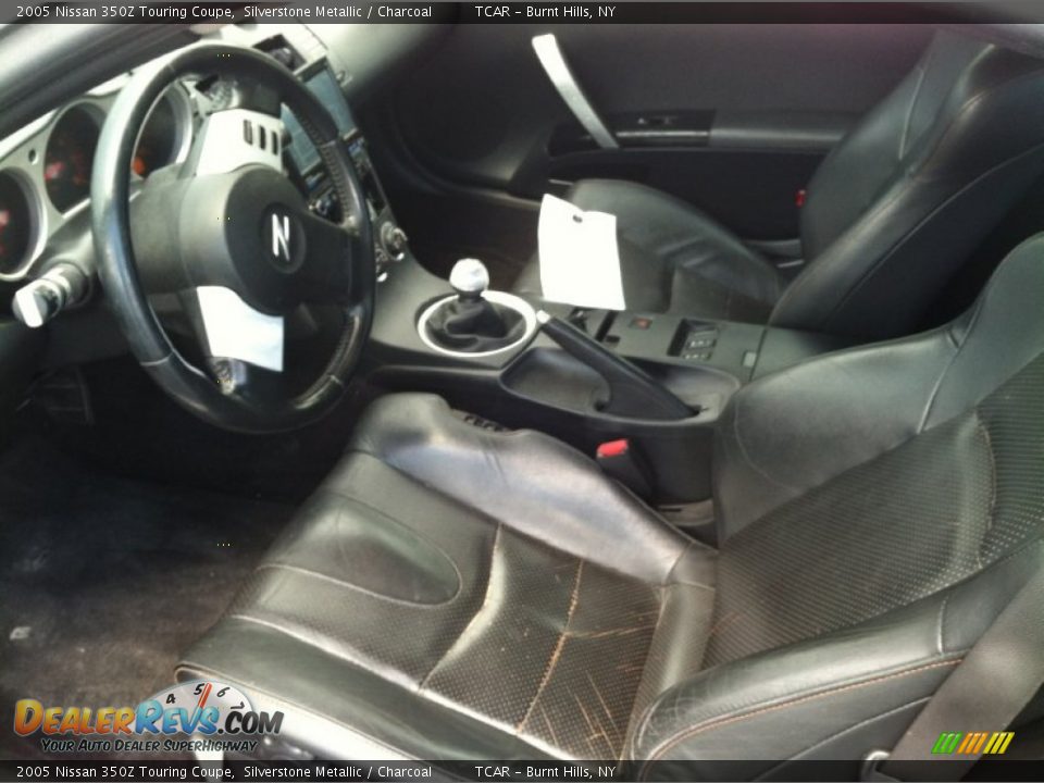 2005 Nissan 350Z Touring Coupe Silverstone Metallic / Charcoal Photo #8