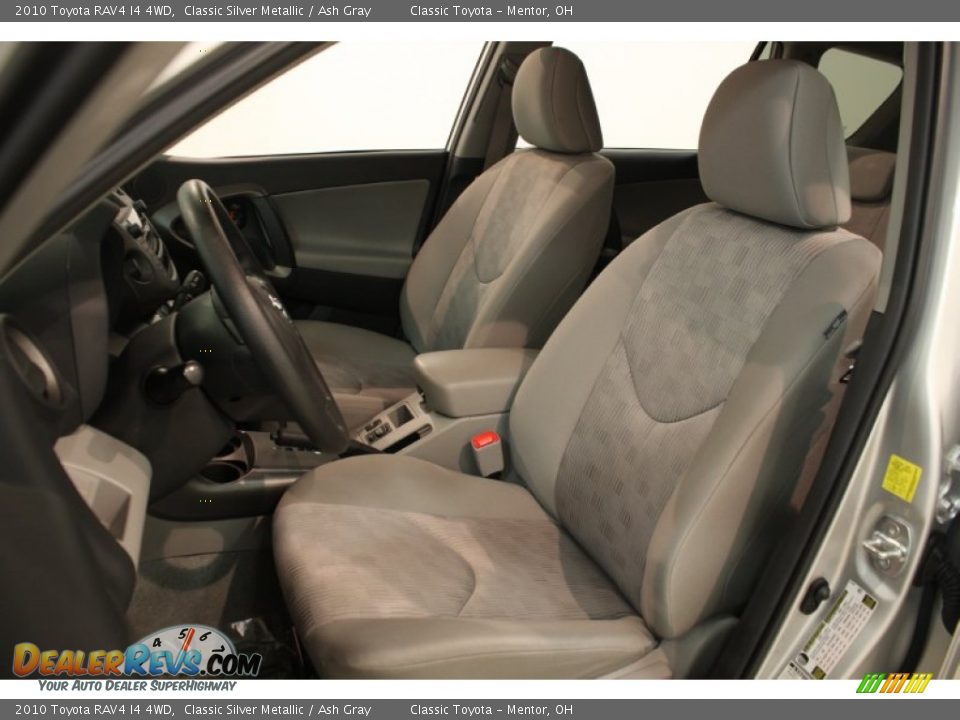 2010 Toyota RAV4 I4 4WD Classic Silver Metallic / Ash Gray Photo #5