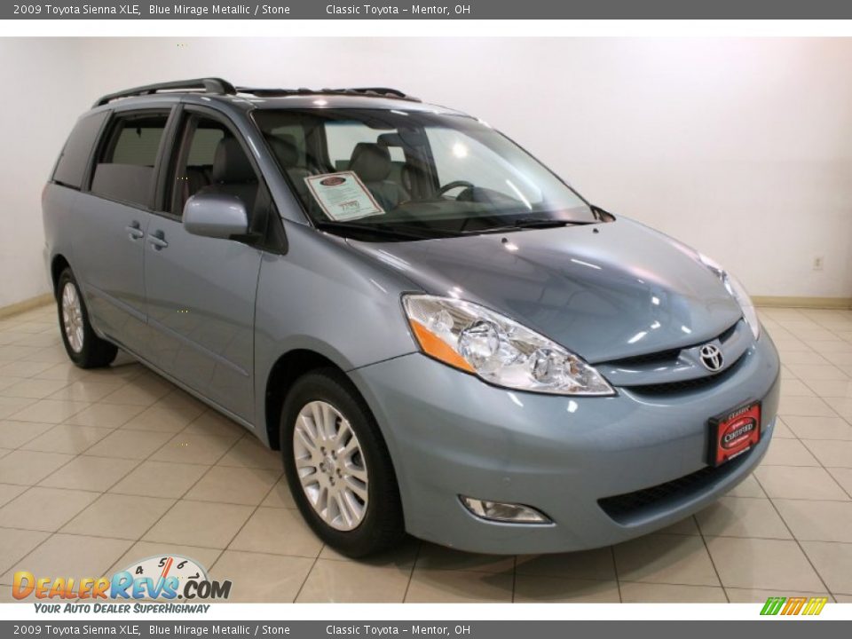 2009 Toyota Sienna XLE Blue Mirage Metallic / Stone Photo #1