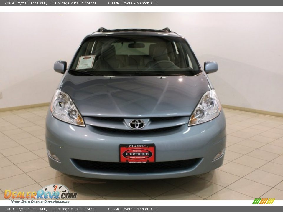 2009 Toyota Sienna XLE Blue Mirage Metallic / Stone Photo #2