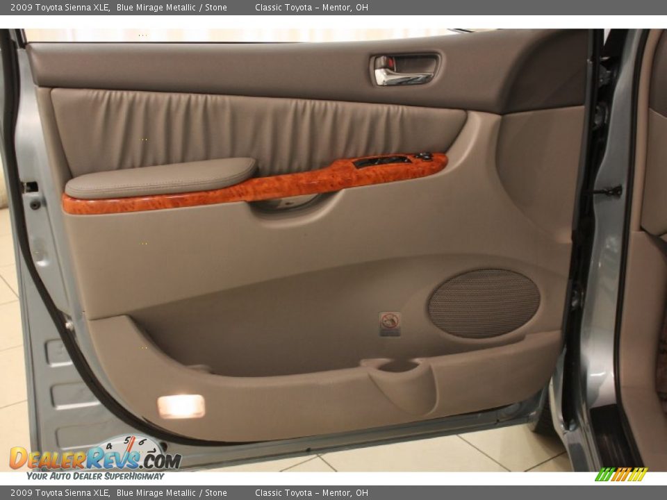 2009 Toyota Sienna XLE Blue Mirage Metallic / Stone Photo #4