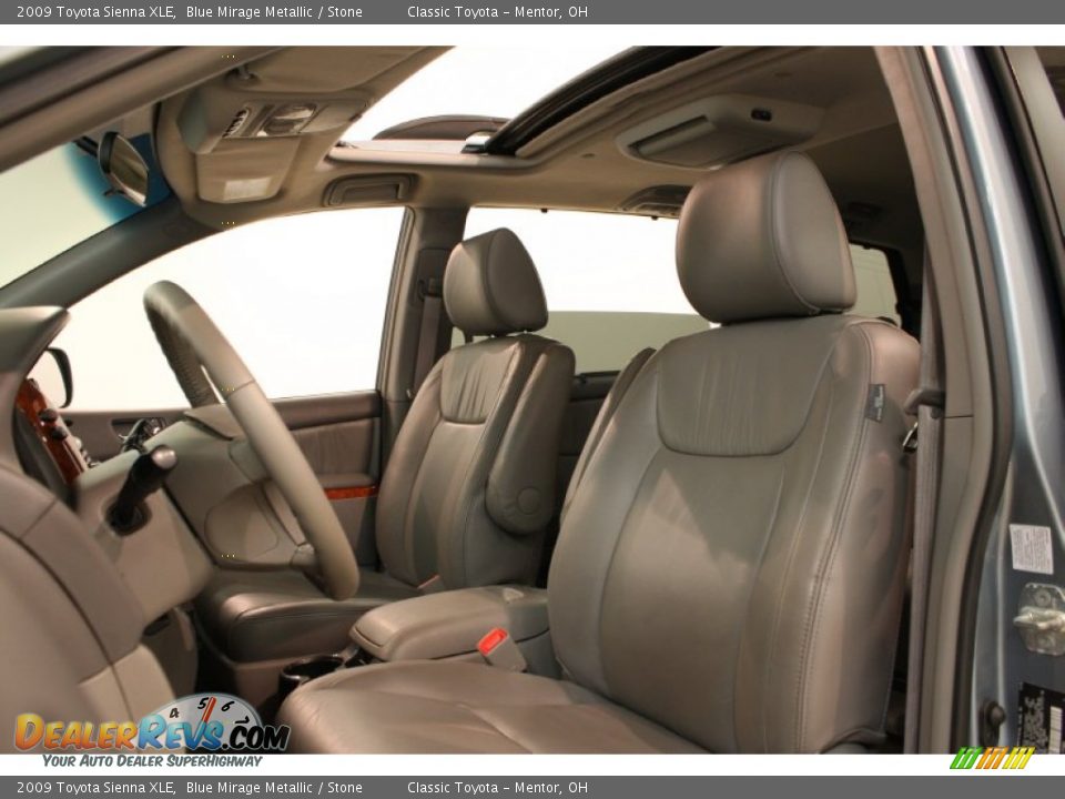 2009 Toyota Sienna XLE Blue Mirage Metallic / Stone Photo #5