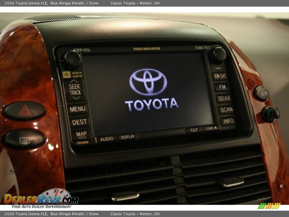 2009 Toyota Sienna XLE Blue Mirage Metallic / Stone Photo #8