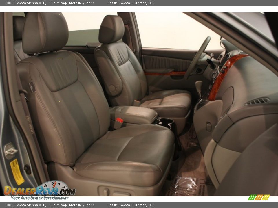 2009 Toyota Sienna XLE Blue Mirage Metallic / Stone Photo #17