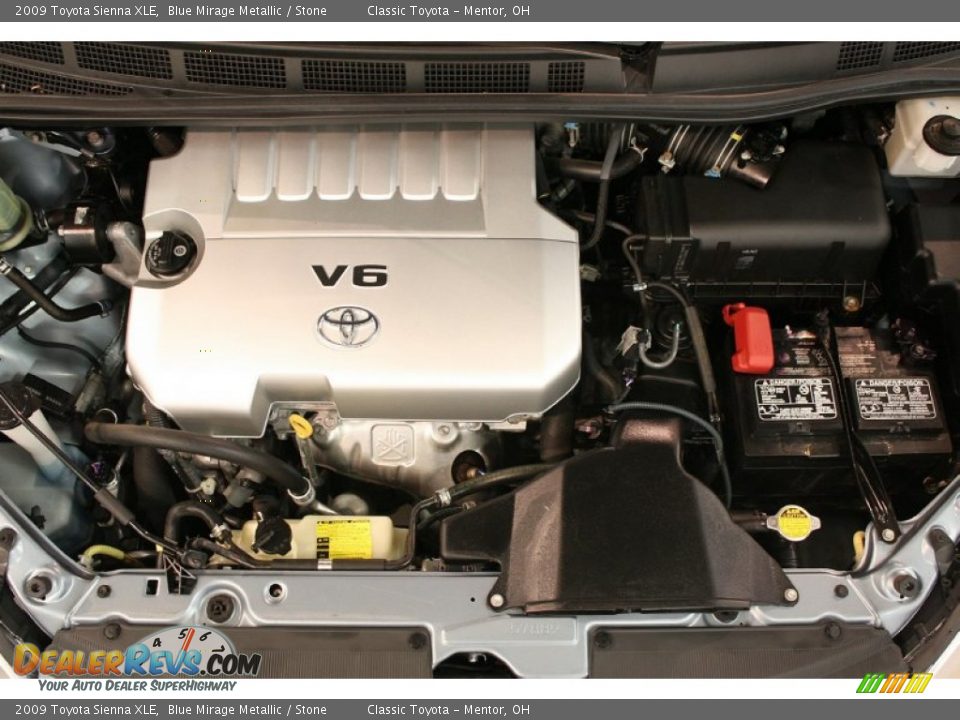 2009 Toyota Sienna XLE Blue Mirage Metallic / Stone Photo #23