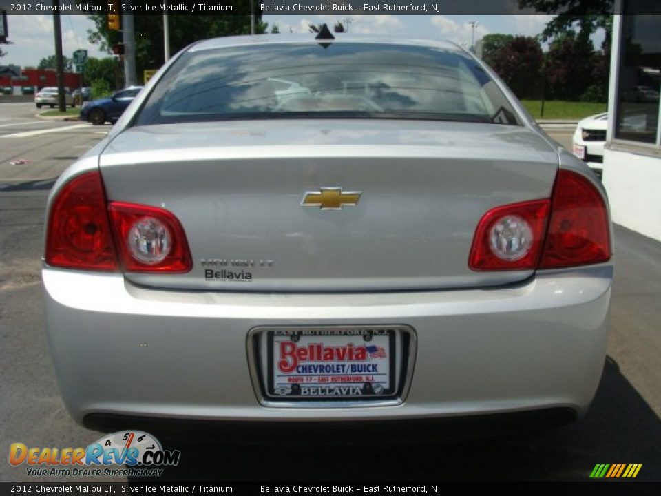 2012 Chevrolet Malibu LT Silver Ice Metallic / Titanium Photo #5