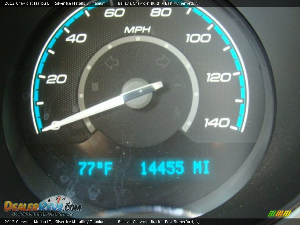 2012 Chevrolet Malibu LT Silver Ice Metallic / Titanium Photo #10