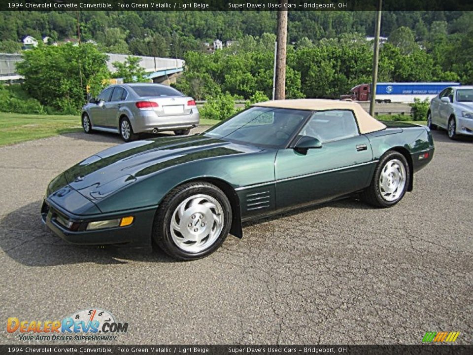 Polo Green Metallic 1994 Chevrolet Corvette Convertible Photo #1