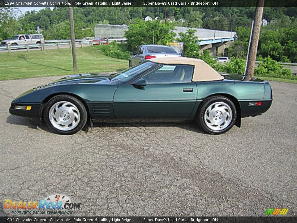 Polo Green Metallic 1994 Chevrolet Corvette Convertible Photo #2
