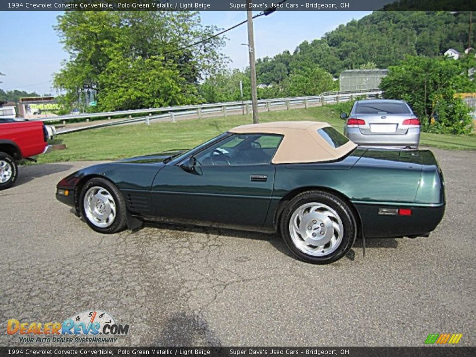 Polo Green Metallic 1994 Chevrolet Corvette Convertible Photo #3