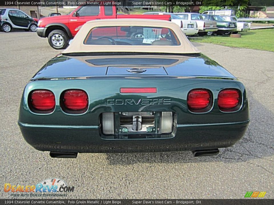 Polo Green Metallic 1994 Chevrolet Corvette Convertible Photo #6