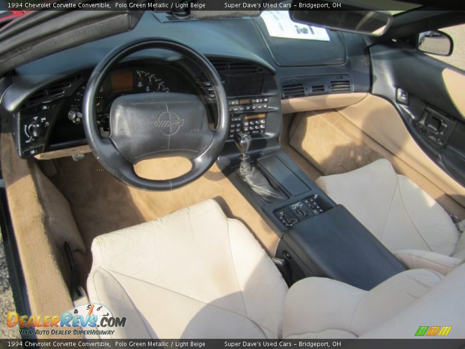 Light Beige Interior - 1994 Chevrolet Corvette Convertible Photo #25