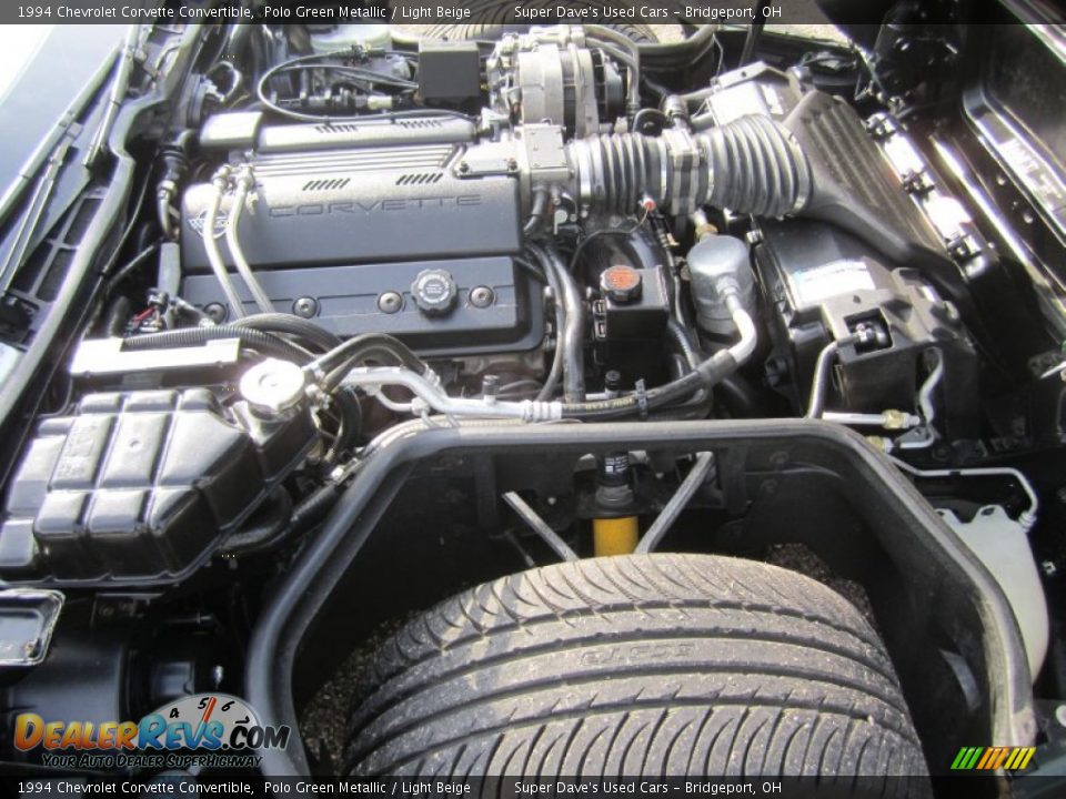 1994 Chevrolet Corvette Convertible 5.7 Liter OHV 16-Valve LT1 V8 Engine Photo #32
