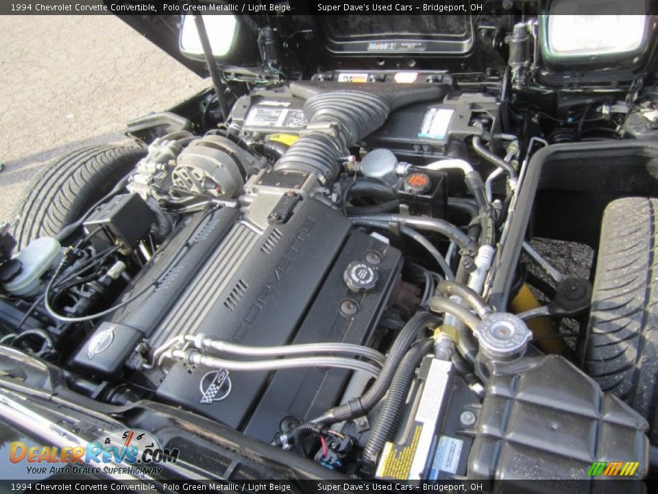 1994 Chevrolet Corvette Convertible 5.7 Liter OHV 16-Valve LT1 V8 Engine Photo #33