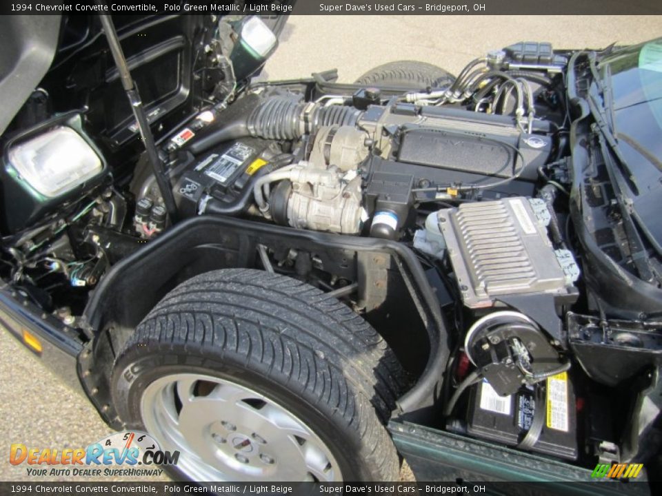 1994 Chevrolet Corvette Convertible 5.7 Liter OHV 16-Valve LT1 V8 Engine Photo #35
