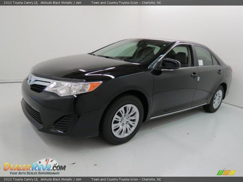 2013 Toyota Camry LE Attitude Black Metallic / Ash Photo #3