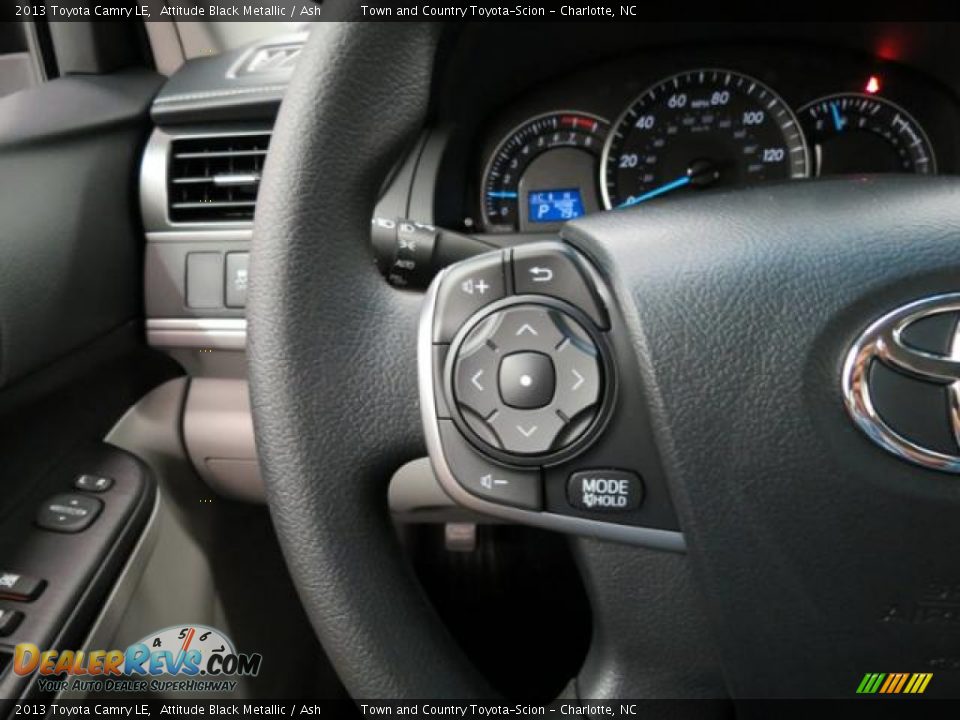 2013 Toyota Camry LE Attitude Black Metallic / Ash Photo #17