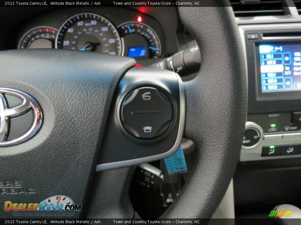 2013 Toyota Camry LE Attitude Black Metallic / Ash Photo #18