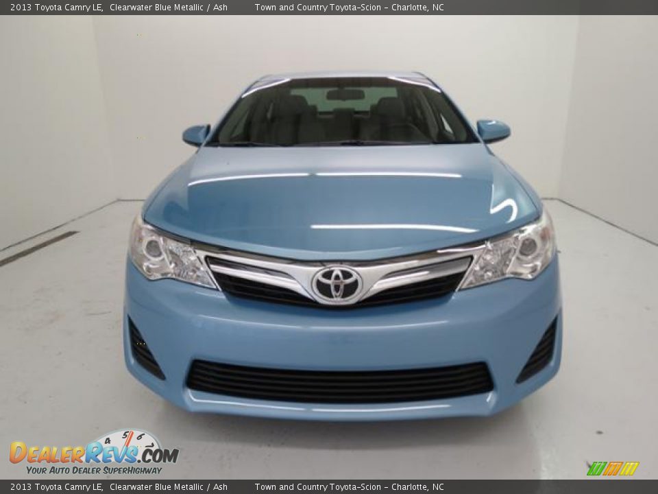 2013 Toyota Camry LE Clearwater Blue Metallic / Ash Photo #2