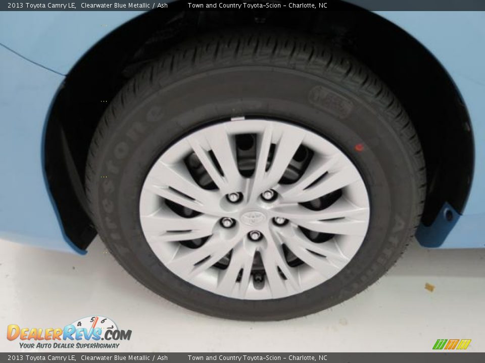 2013 Toyota Camry LE Clearwater Blue Metallic / Ash Photo #4