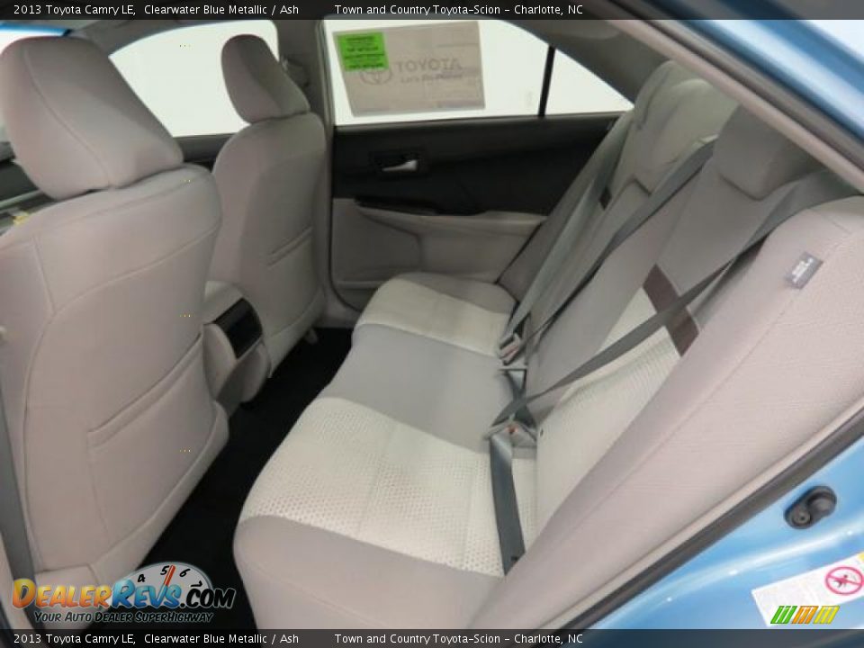 2013 Toyota Camry LE Clearwater Blue Metallic / Ash Photo #6
