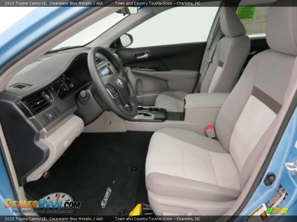 2013 Toyota Camry LE Clearwater Blue Metallic / Ash Photo #8