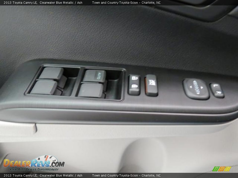 2013 Toyota Camry LE Clearwater Blue Metallic / Ash Photo #10