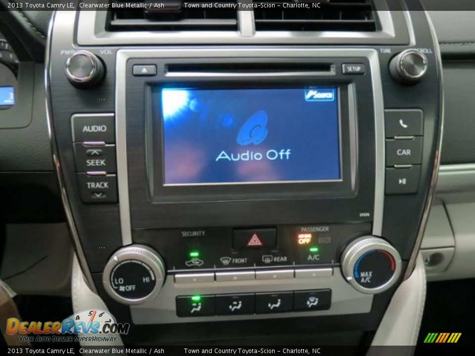 2013 Toyota Camry LE Clearwater Blue Metallic / Ash Photo #12
