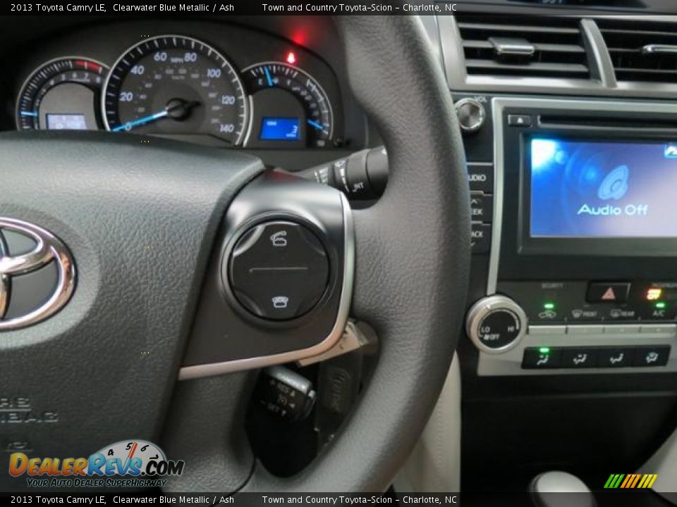 2013 Toyota Camry LE Clearwater Blue Metallic / Ash Photo #15