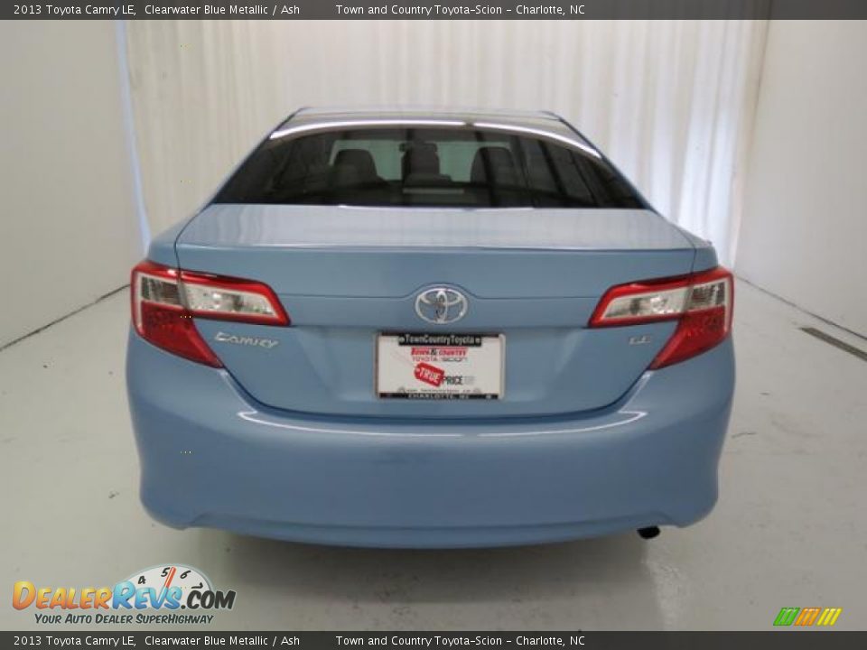 2013 Toyota Camry LE Clearwater Blue Metallic / Ash Photo #18