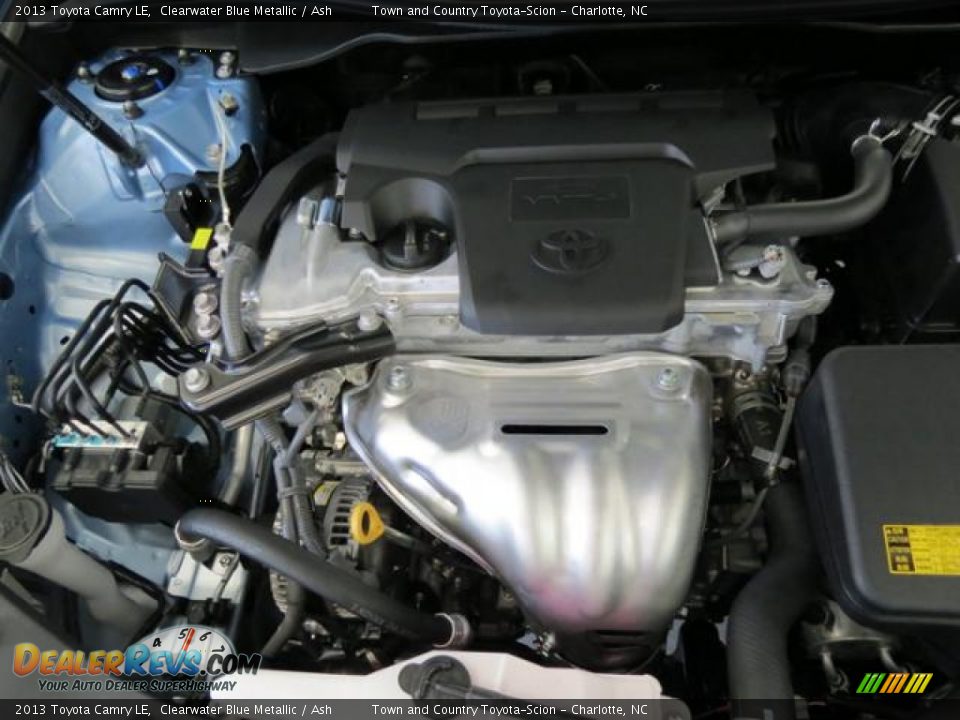 2013 Toyota Camry LE Clearwater Blue Metallic / Ash Photo #20