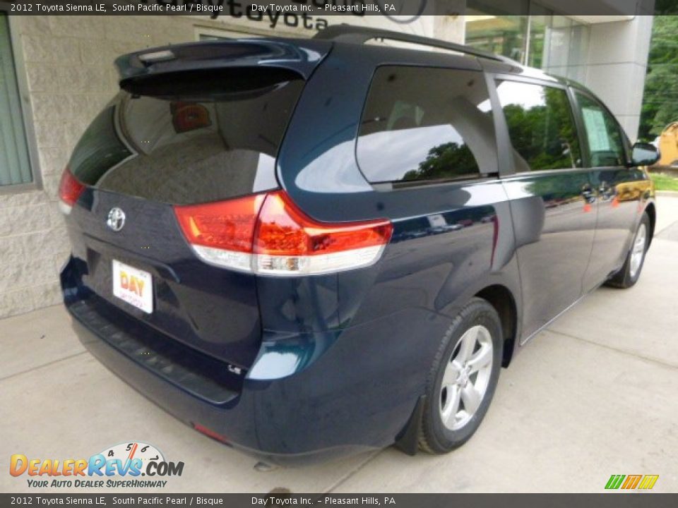 2012 Toyota Sienna LE South Pacific Pearl / Bisque Photo #2