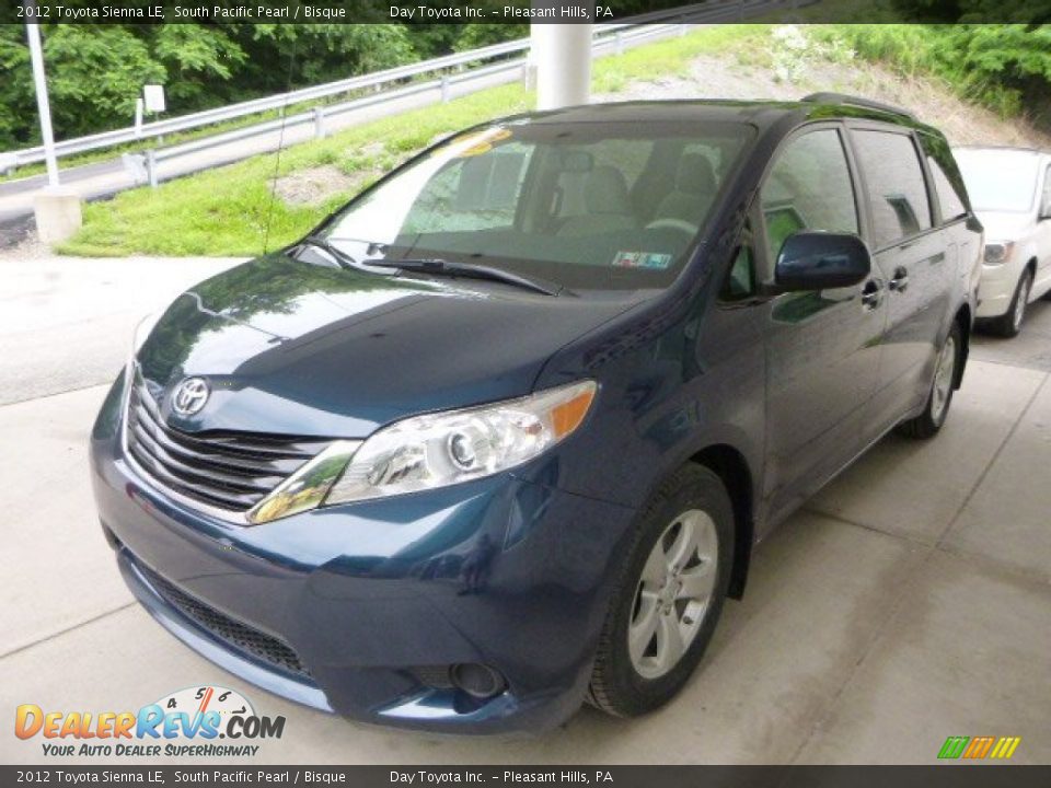 2012 Toyota Sienna LE South Pacific Pearl / Bisque Photo #5