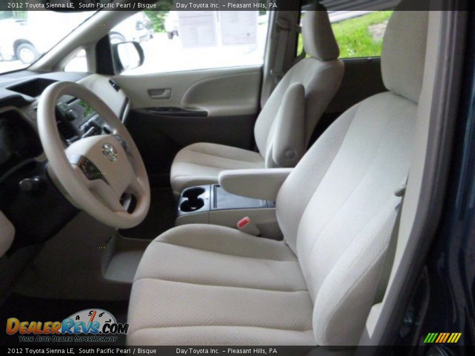 2012 Toyota Sienna LE South Pacific Pearl / Bisque Photo #12