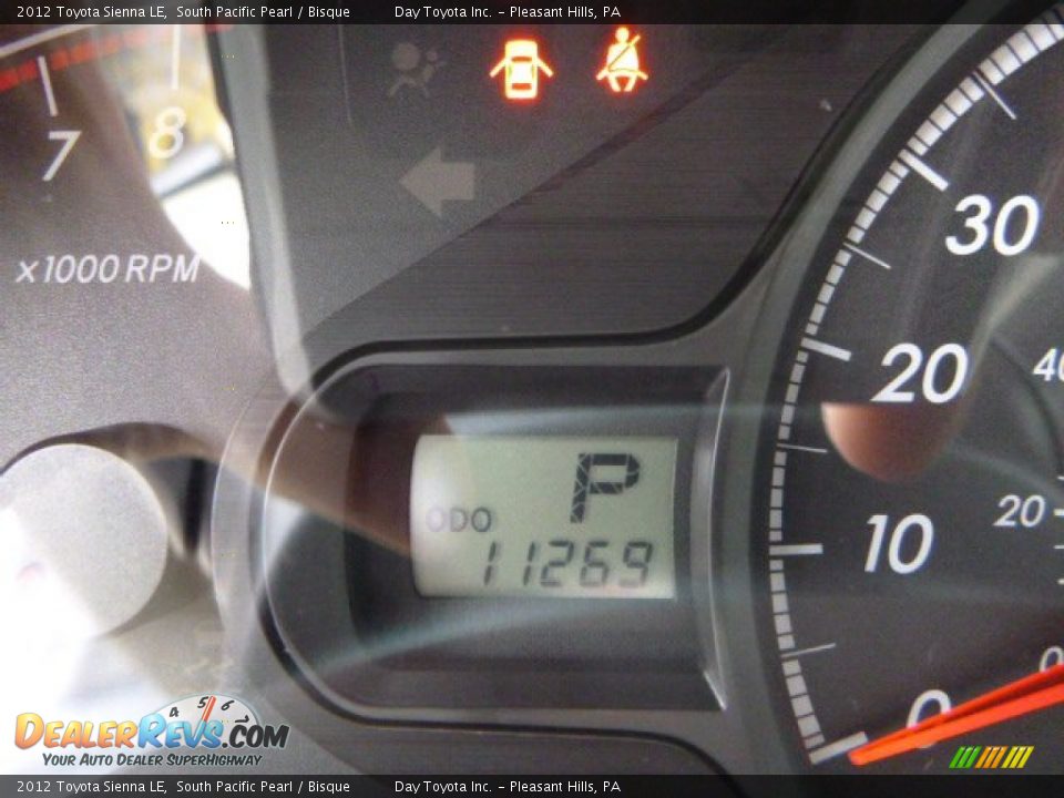 2012 Toyota Sienna LE South Pacific Pearl / Bisque Photo #19