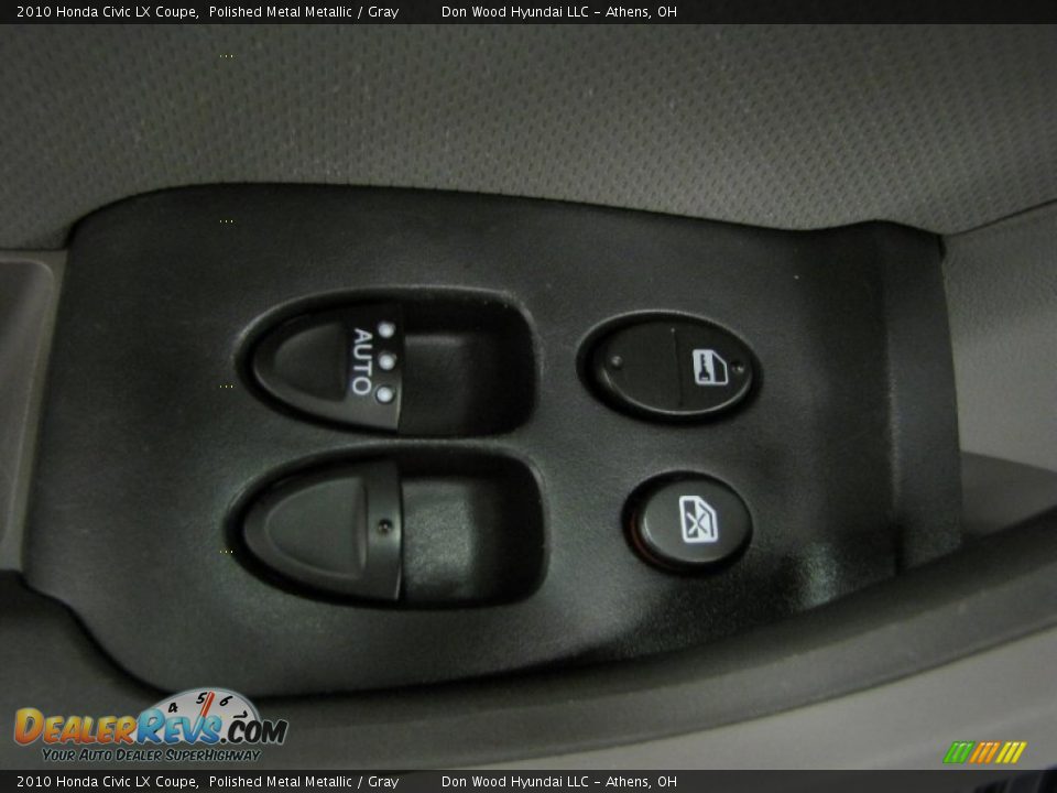 2010 Honda Civic LX Coupe Polished Metal Metallic / Gray Photo #11