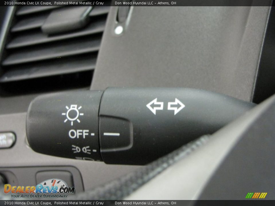 2010 Honda Civic LX Coupe Polished Metal Metallic / Gray Photo #15