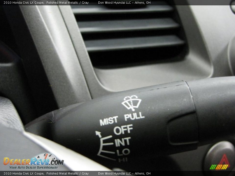 2010 Honda Civic LX Coupe Polished Metal Metallic / Gray Photo #16