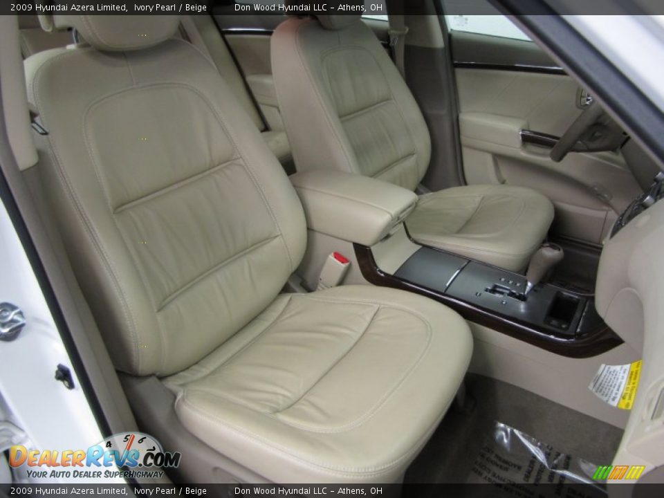 2009 Hyundai Azera Limited Ivory Pearl / Beige Photo #9