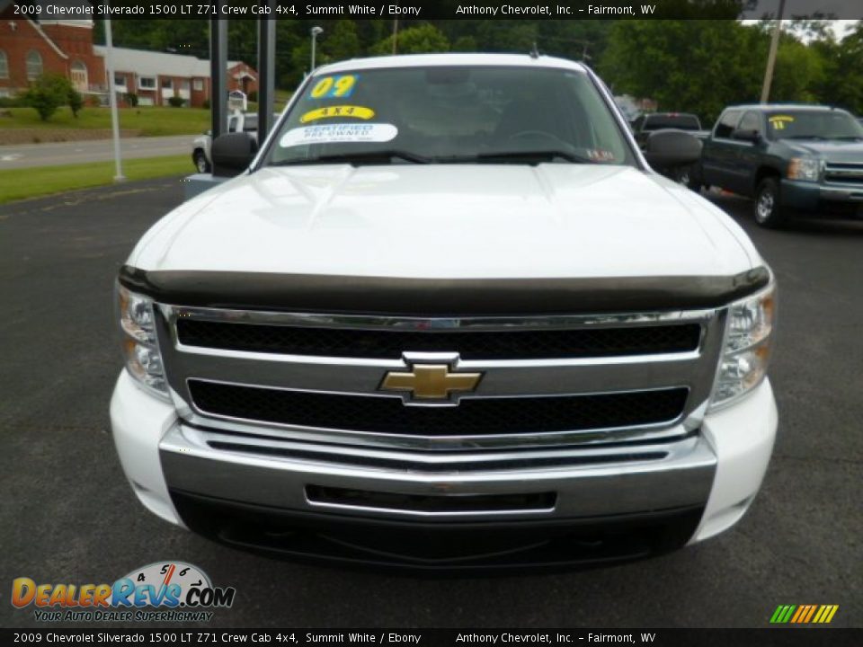 2009 Chevrolet Silverado 1500 LT Z71 Crew Cab 4x4 Summit White / Ebony Photo #2
