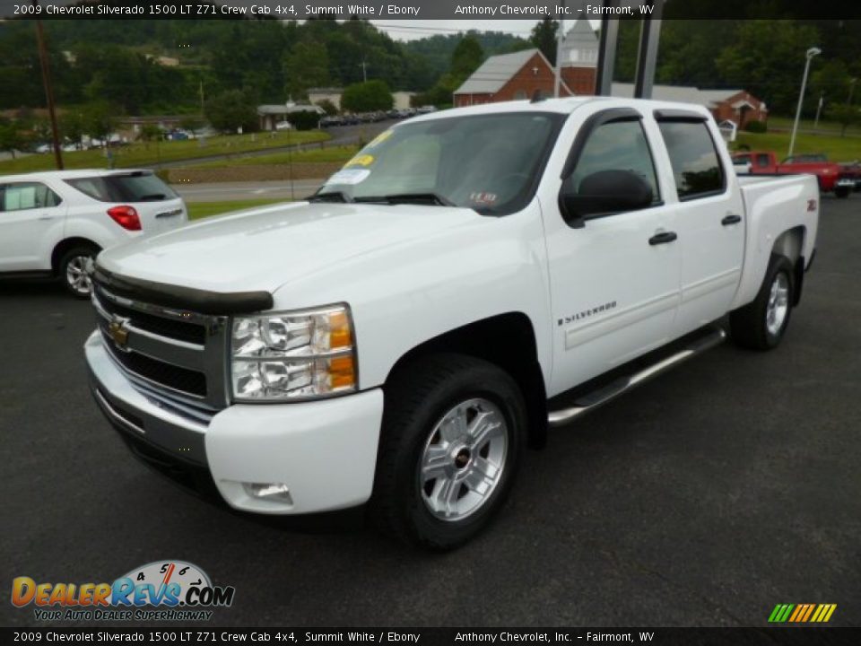 2009 Chevrolet Silverado 1500 LT Z71 Crew Cab 4x4 Summit White / Ebony Photo #3