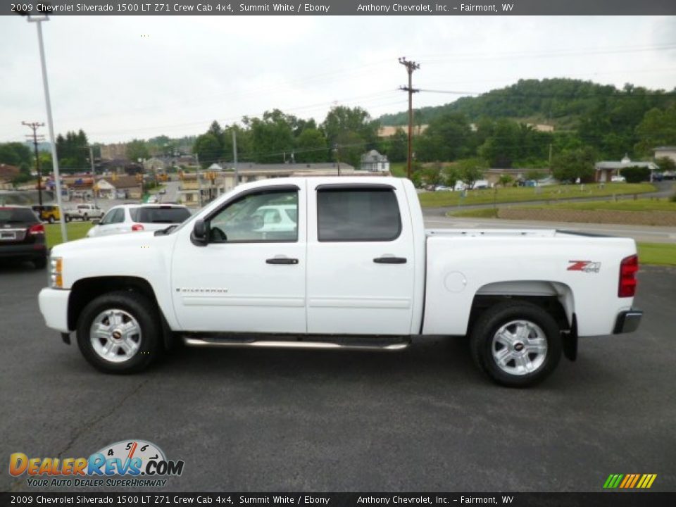 2009 Chevrolet Silverado 1500 LT Z71 Crew Cab 4x4 Summit White / Ebony Photo #4
