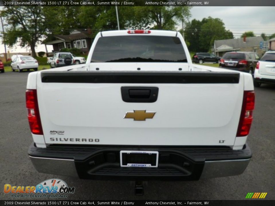 2009 Chevrolet Silverado 1500 LT Z71 Crew Cab 4x4 Summit White / Ebony Photo #6