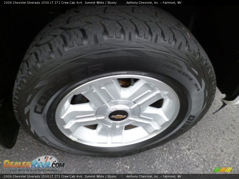 2009 Chevrolet Silverado 1500 LT Z71 Crew Cab 4x4 Summit White / Ebony Photo #9