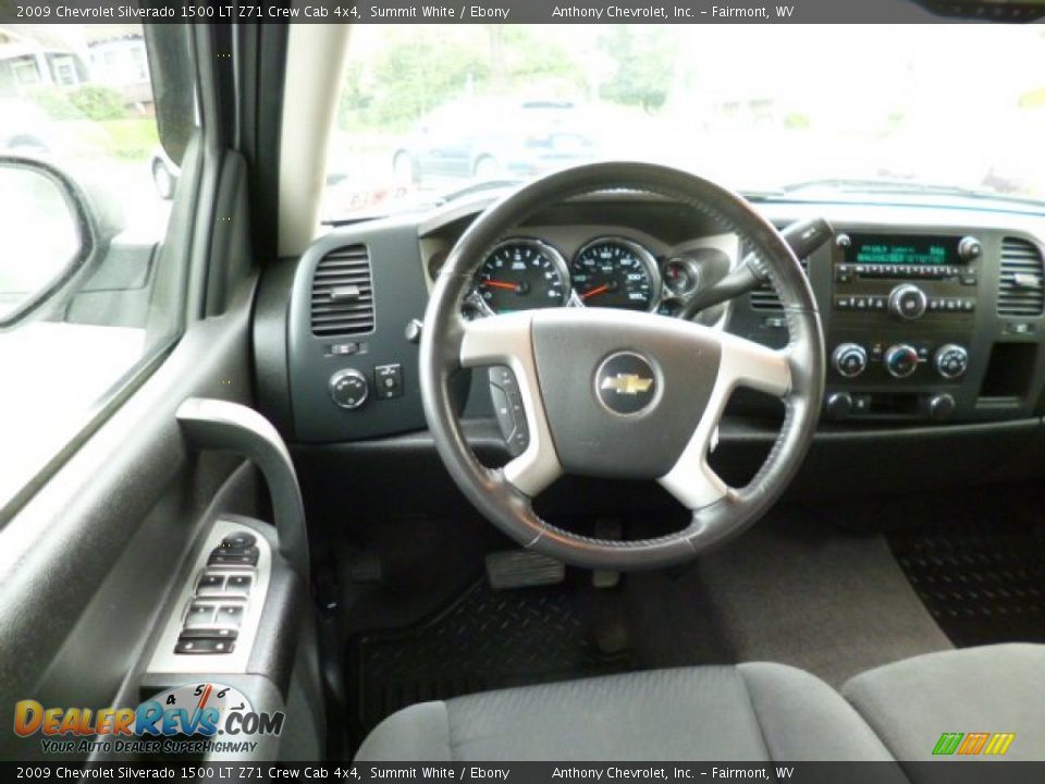 2009 Chevrolet Silverado 1500 LT Z71 Crew Cab 4x4 Summit White / Ebony Photo #15