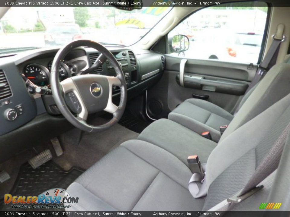 2009 Chevrolet Silverado 1500 LT Z71 Crew Cab 4x4 Summit White / Ebony Photo #17