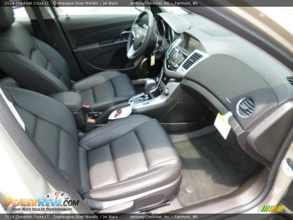 Jet Black Interior - 2014 Chevrolet Cruze LT Photo #10