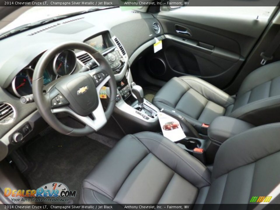 Jet Black Interior - 2014 Chevrolet Cruze LT Photo #16