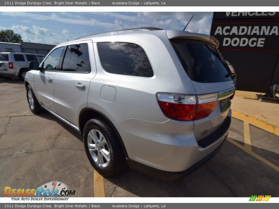2011 Dodge Durango Crew Bright Silver Metallic / Black Photo #3