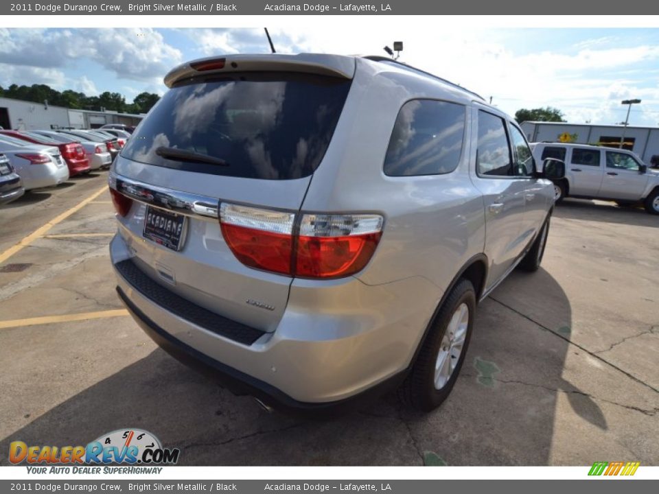2011 Dodge Durango Crew Bright Silver Metallic / Black Photo #5